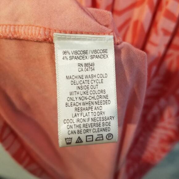 Tommy Bahama Women's Tank Dress M Multicolor Viscose Sleeveless V-Neck Pullover - Picture 4 of 7